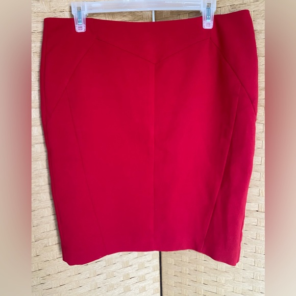 Worthington size 12 fully lined red skirt - Picture 1 of 8